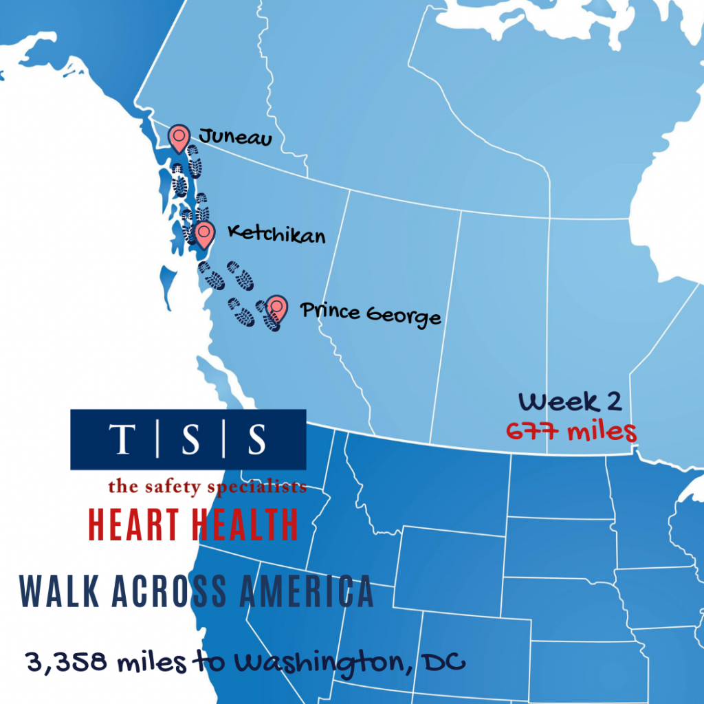 TSS Walk Across America Week 2 Update TSS Safety